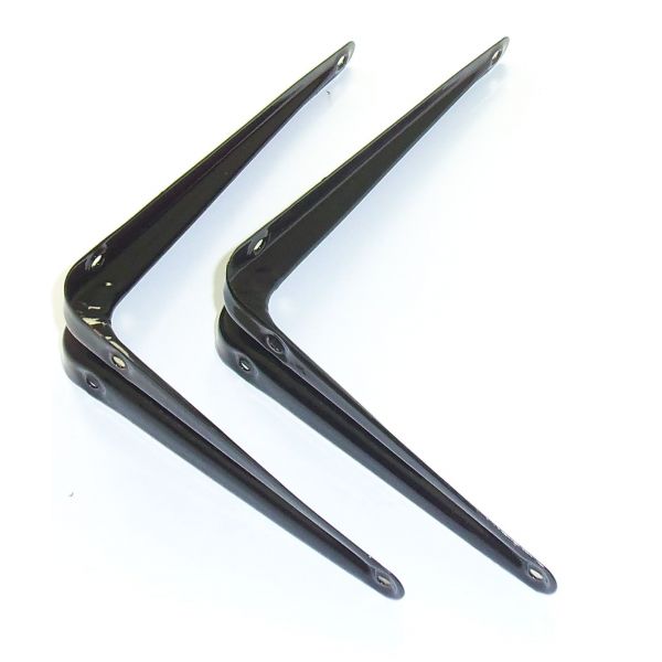 MEGALUXE - Shelf Brackets - Heavy Duty L Bracket Corner Brace Support, Brackets Metal Joint Angle Bracket For Hanging, Floating Shelves Bracket For Concrete or Wooden Shelves. Various sizes available- 5 MEGALUXE - Shelf Brackets - Heavy Duty L Bracket Corner Brace Support, Brackets Metal Joint Angle Bracket For Hanging, Floating Shelves Bracket For Concrete or Wooden Shelves. Various sizes available- 5